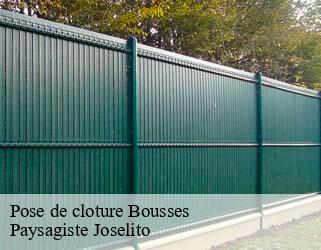 Pose de cloture  bousses-47420 Paysagiste Joselito